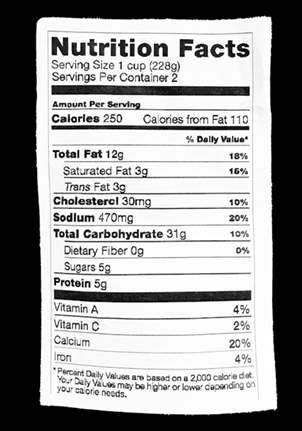 Nutrition Label